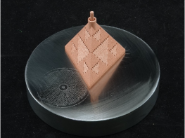 3D Printed Sierpinski Pyramid (Copper).